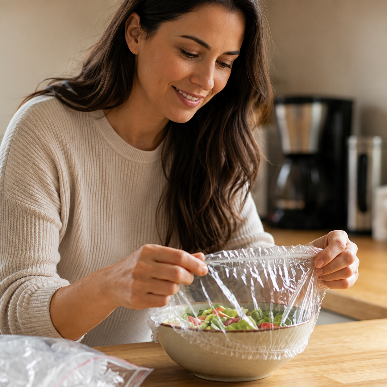 Housses Alimentaires Réutilisables - Conservez vos Aliments 2x Plus Longtemps