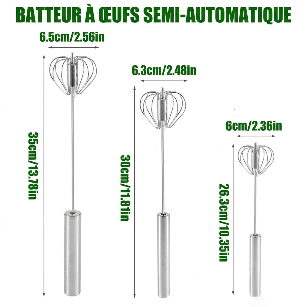 Frigora™ - Fouet Semi-Automatique en Inox