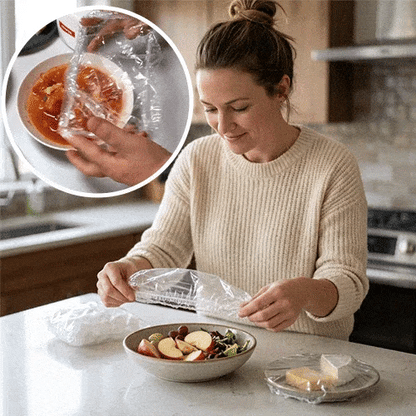 Housses Alimentaires Réutilisables - Conservez vos Aliments 2x Plus Longtemps