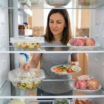 Housses Alimentaires Réutilisables - Conservez vos Aliments 2x Plus Longtemps