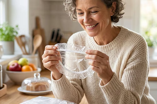 Housses Alimentaires Réutilisables - Conservez vos Aliments 2x Plus Longtemps